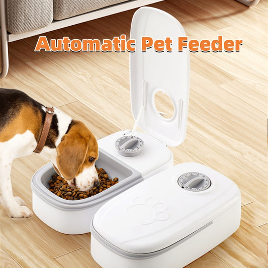 2-in-1 Gravity Food Feeder and Water Dispenser